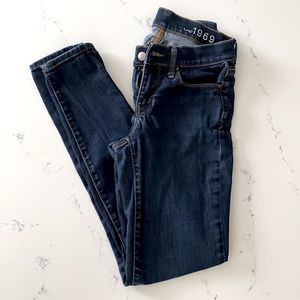 Gap women’s jeans size 0 / 25 regular legging jeans